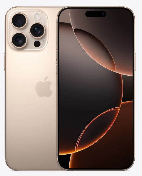 Смартфон Apple iPhone 16 Pro Max 256GB Titanium Desert (Титановый Песчаный) SIM+eSIM