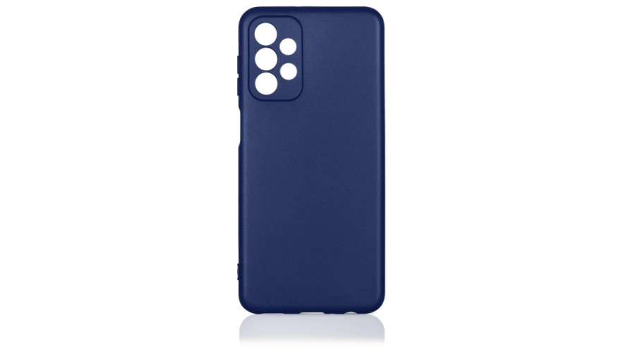 Чехол-накладка силикон DF для Samsung Galaxy A23 Синий