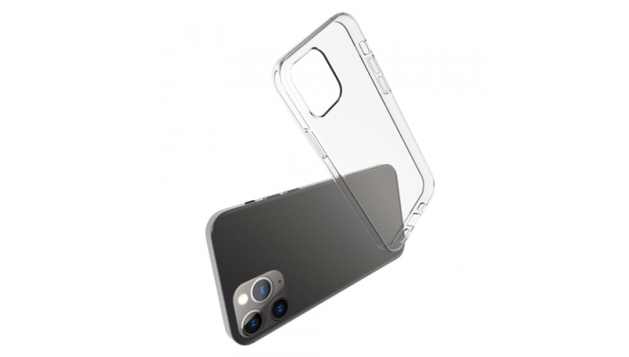 Чехол-накладка силикон для iPhone 12 Pro Max Прозрачный