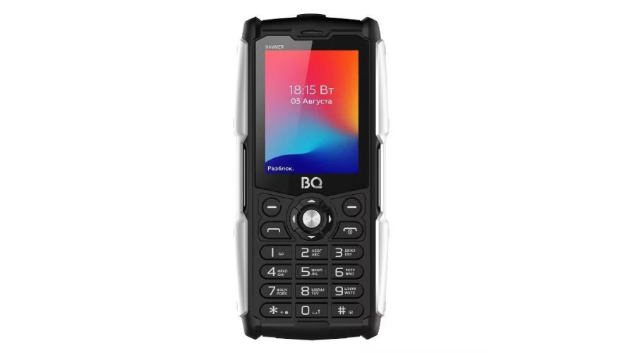 Мобильный телефон BQ 2449 Hammer Black (Черный)