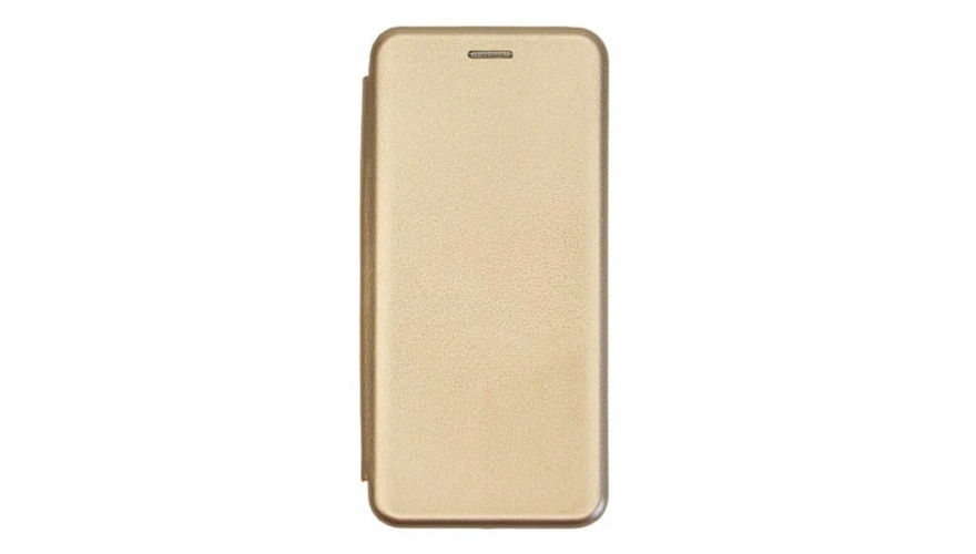 Чехол-книжка для iPhone 16 Золотой (боковая)