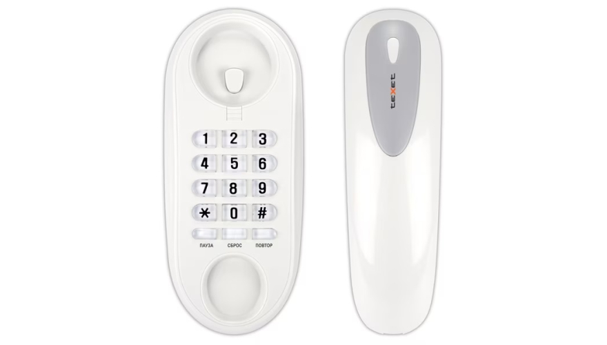 Проводной телефон Texet TX-236 Light Grey (Светло-серый)