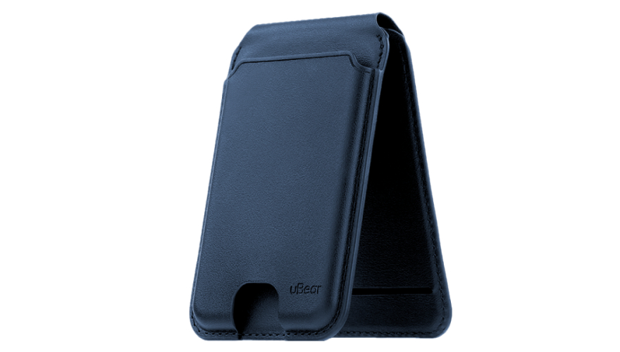 Чехол картхолдер uBear MagSafe Fold Blue (Синий)