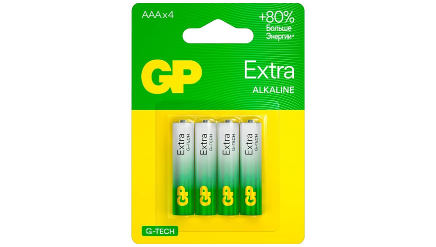 Батарейка GP Extra Alkaline AA (4шт)