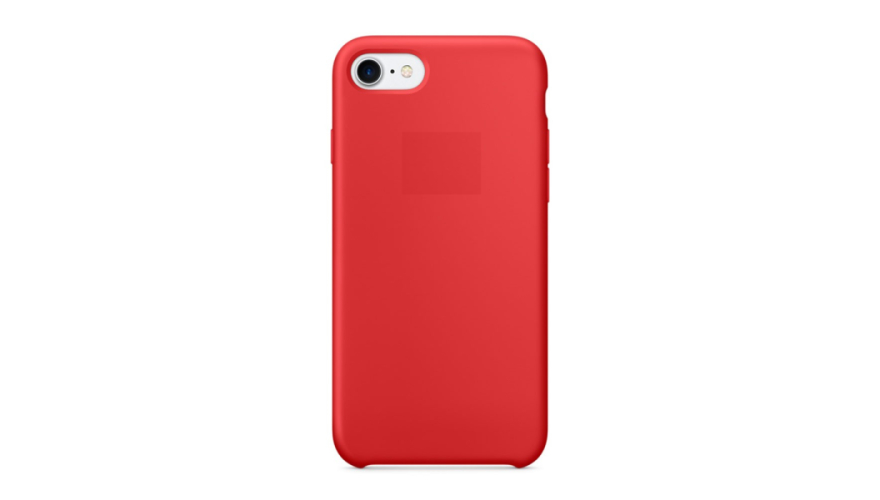 Чехол-накладка силикон Silicone Case для iPhone SE 2020 Red