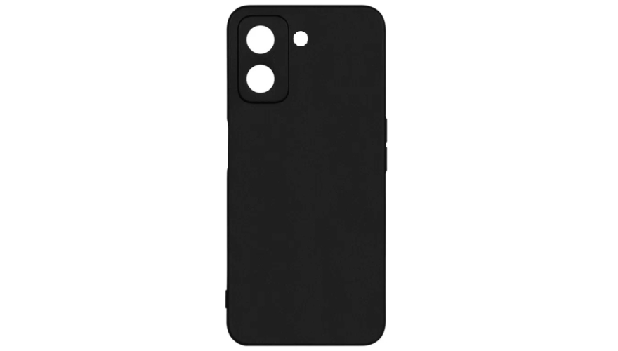 Чехол-накладка силикон DF для Realme C33 Черный