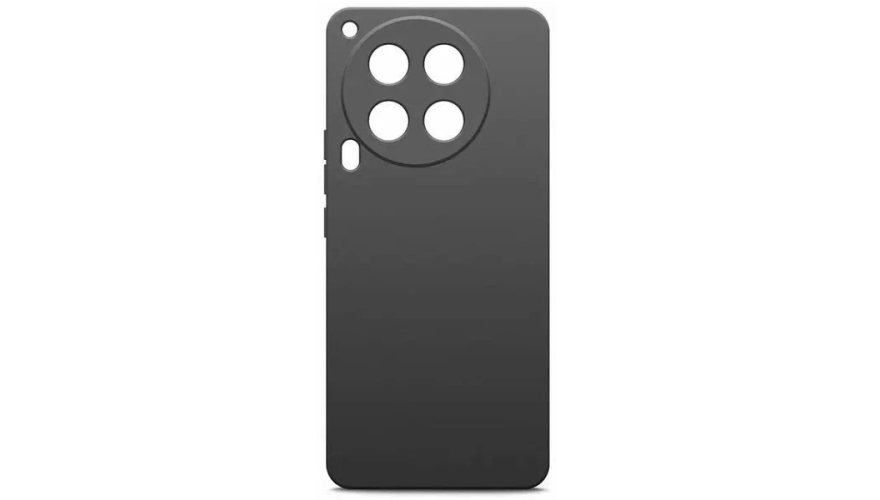 Чехол-накладка силикон Borasco для Tecno Camon 30 Черный