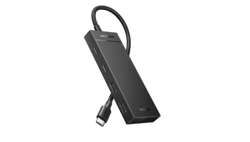 USB-C Разветвитель UGREEN CM806 4в1 (35583) Серый