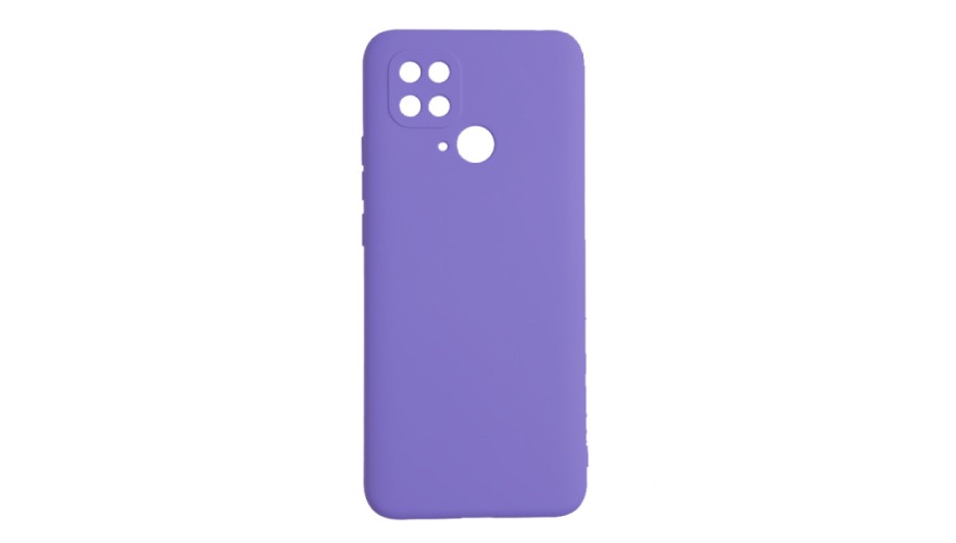 Чехол-накладка силикон для Xiaomi Redmi 10C Фиолетовый