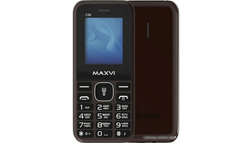 Мобильный телефон MAXVI C30 (Без З\У) Brown (Коричневый)