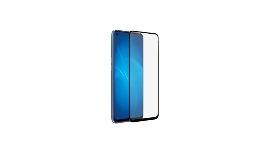 Защитное стекло LuxCase для смартфона Realme C35 Full Screen Black