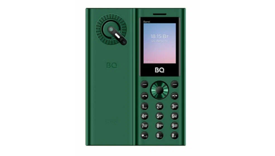 Мобильный телефон BQ 2458 Barrel L Green Black (Зеленый-Черный)