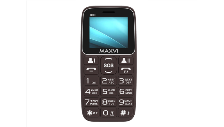 Мобильный телефон MAXVI B110 Brown (Коричневый)