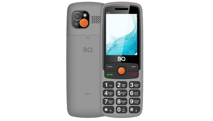 Мобильный телефон BQ 2459 Care Gray (Серый)