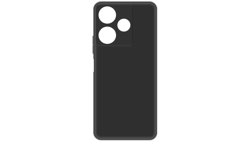 Чехол-накладка силикон для Xiaomi Redmi 13 Черный