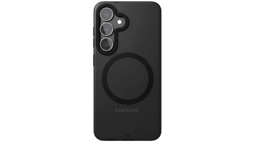 Чехол-накладка пластик MagSafe для Samsung Galaxy S25+ Черный