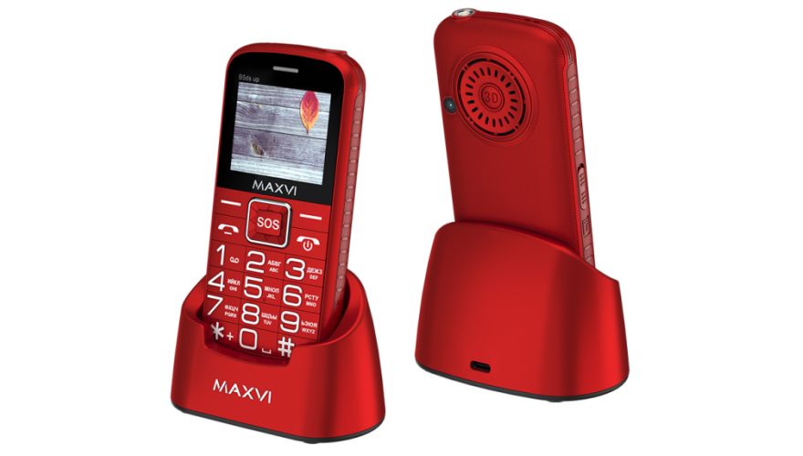 Мобильный телефон MAXVI B5ds up Red (Красный)