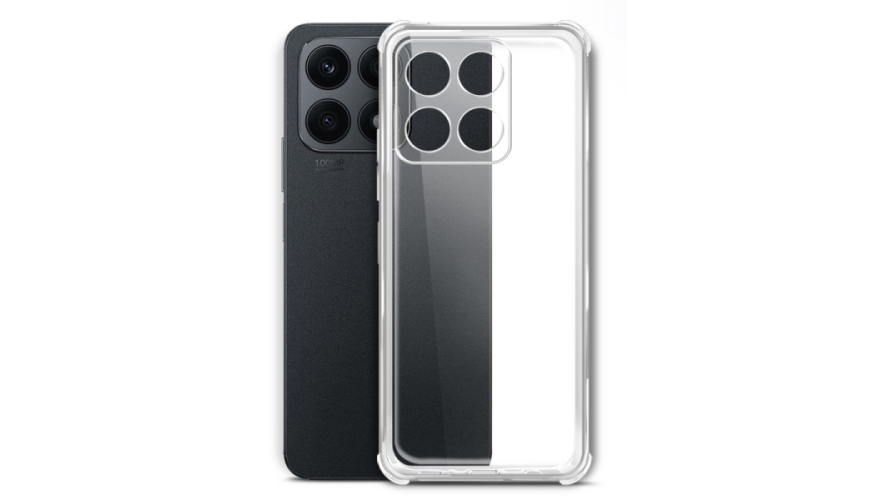 Чехол-накладка силикон Borasco для Honor X6a Прозрачный