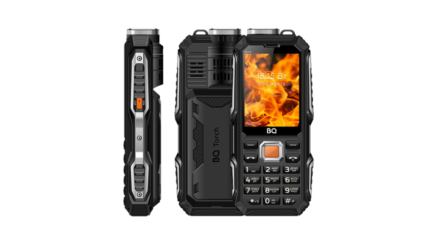Телефон BQ 2835 Torch 4 Sim Black (Черный)