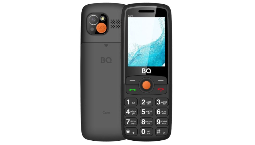 Мобильный телефон BQ 2459 Care Black (Черный)