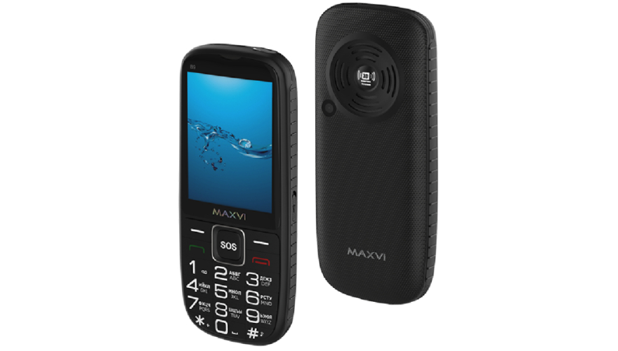 Мобильный телефон MAXVI B9 Black (Черный)