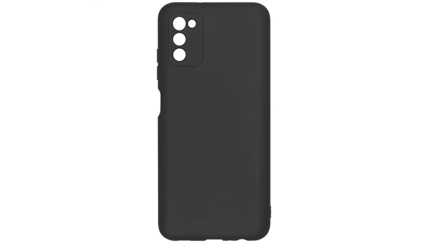 Чехол-накладка силикон для Samsung Galaxy A03S (SM-A037) Черный
