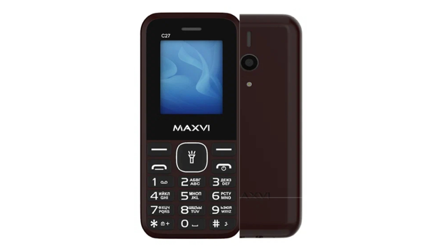 Мобильный телефон MAXVI C27 Brown (Коричневый)