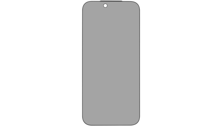 Защитное стекло для смартфона Apple iPhone Air Антишпион 3D Black