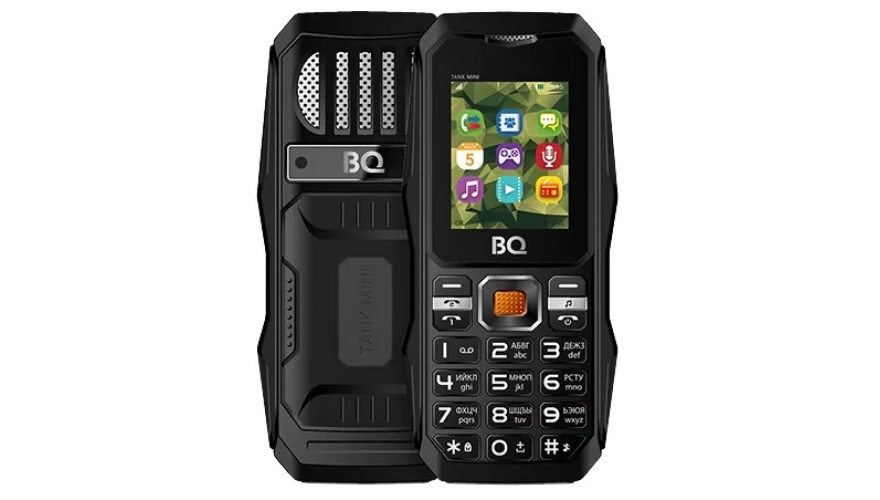 Мобильный телефон BQ 1842 Tank Mini Dual Sim Black (Черный)