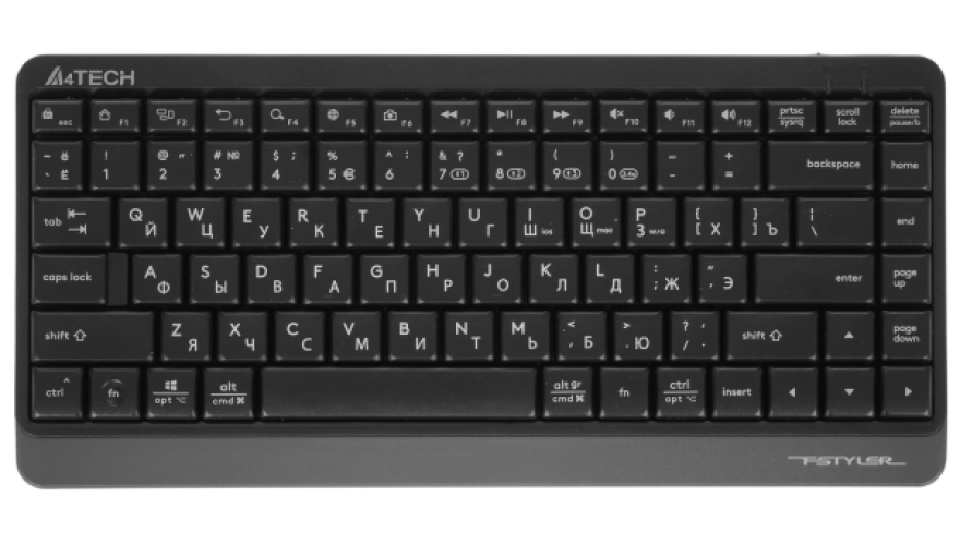 Беспроводная клавиатура A4Tech Fstyler FBK11 Черный