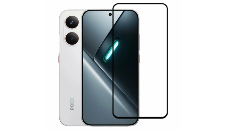 Защитное стекло для смартфона Poco F8 Pro Full Glue Black