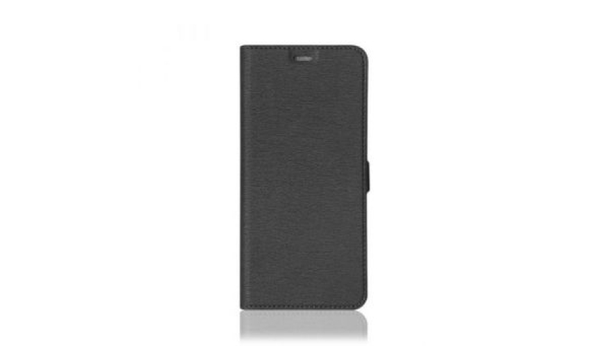 Чехол-книжка DF для Realme C35 Black (боковая)