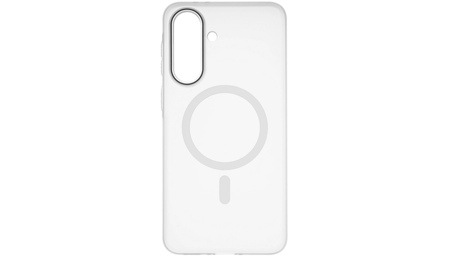 Чехол-накладка силикон MagSafe для Samsung Galaxy A37 Прозрачный