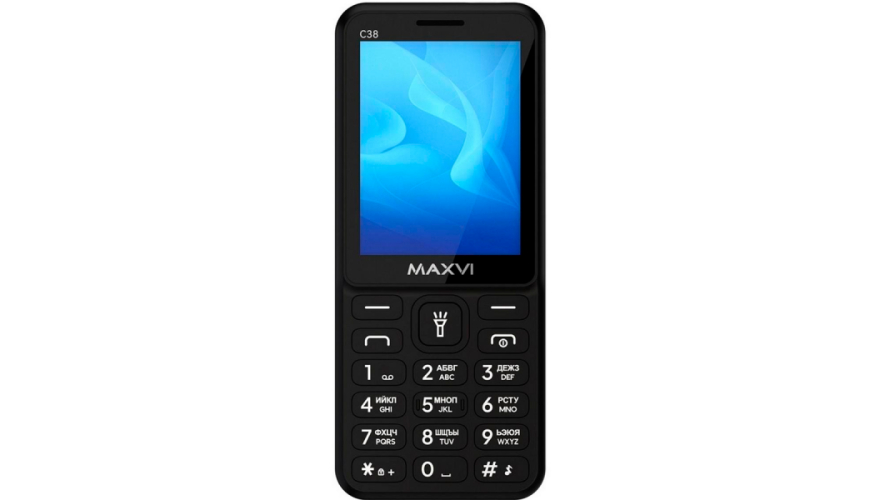 Мобильный телефон MAXVI C38 Black (Черный)