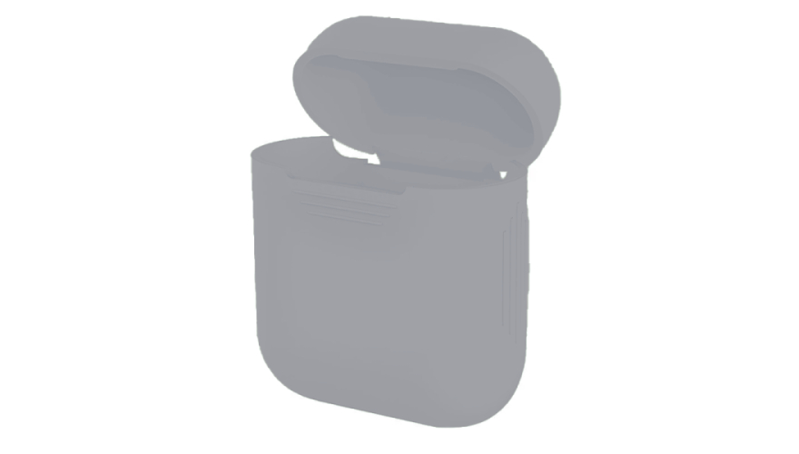 Силиконовый чехол для Apple AirPods Grey (Серый)