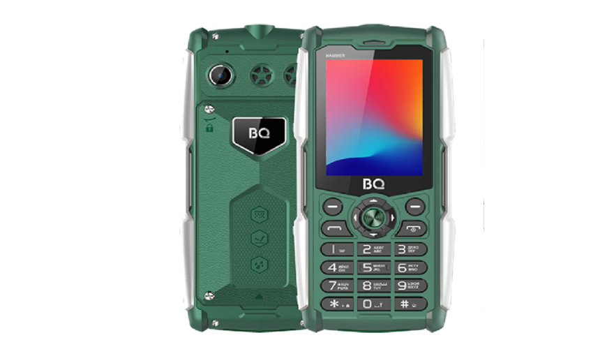 Мобильный телефон BQ 2449 Hammer Green (Зеленый)