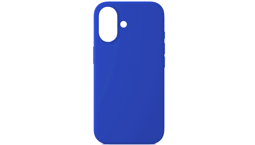 Чехол-накладка силикон Silicone Case для iPhone 16 Plus Синий