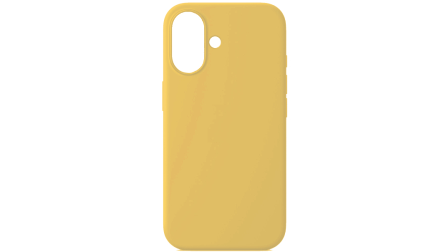 Чехол-накладка силикон Silicone Case для iPhone 16 Plus Желтый