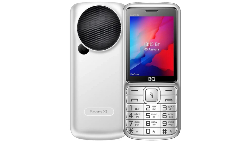 Мобильный телефон BQ 2810 Boom XL Silver (Серебристый)