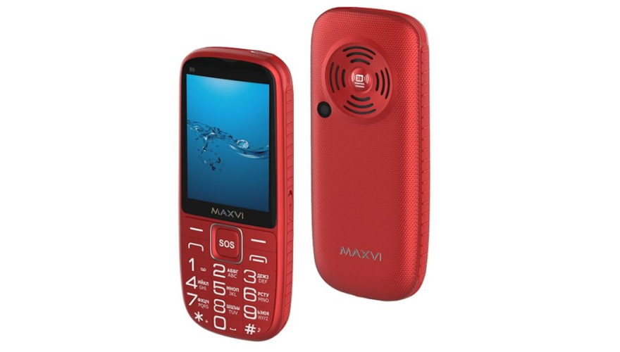Мобильный телефон MAXVI B9 Red (Красный)