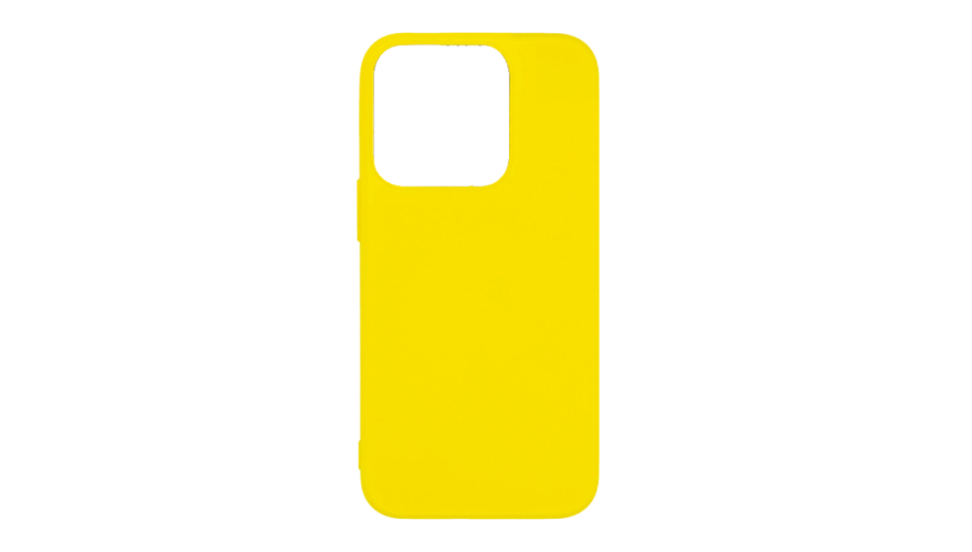 Чехол-накладка силикон Silicone Case для iPhone 15 Лимонный