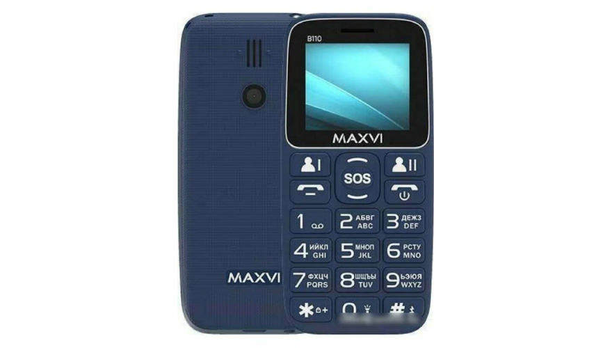 Мобильный телефон MAXVI B110 Blue (Синий)