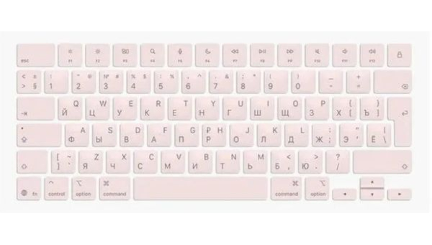 Русифицированные клавиши для Macbook Neo Blush