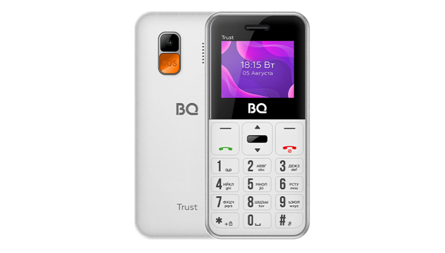 Мобильный телефон BQ 1866 Trust Dual Sim White (Белый)