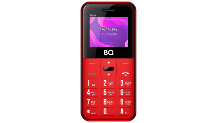 Мобильный телефон BQ 1866 Trust Dual Sim Red (Красный)