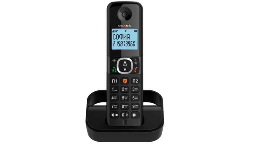 Радиотелефон Dect Texet TX-D5605A Black (Черный)