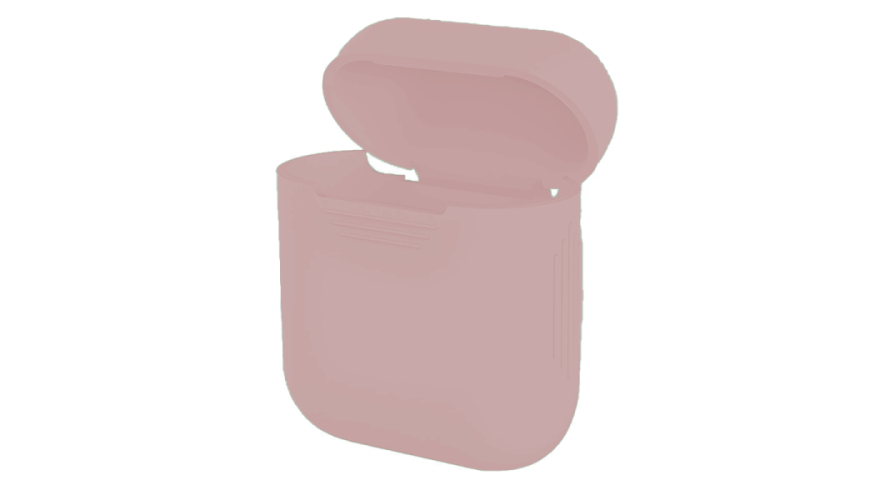 Силиконовый чехол для Apple AirPods Pink Sand (Розовый песок)
