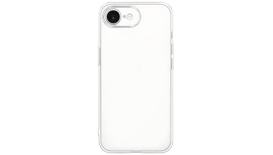 Чехол-накладка силикон Borasco для iPhone 16e/17e Прозрачная