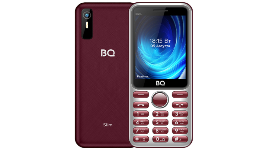 Мобильный телефон BQ 2833 Slim Dual Sim Red (Красный)
