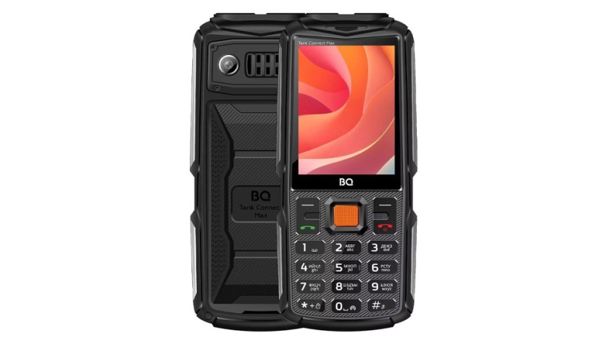 Мобильный телефон BQ 2830L Tank Connect Max Black+Gunmetal (Черный)
